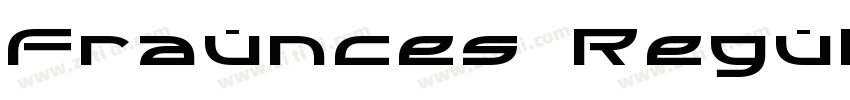 Fraunces Regular Op字体转换